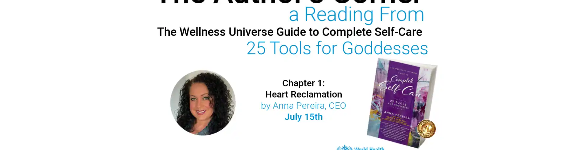 The Author's Corner with Anna Pereira: Chapter 1 from 25 Tools for Goddesses - Online Class by The Wellness Universe