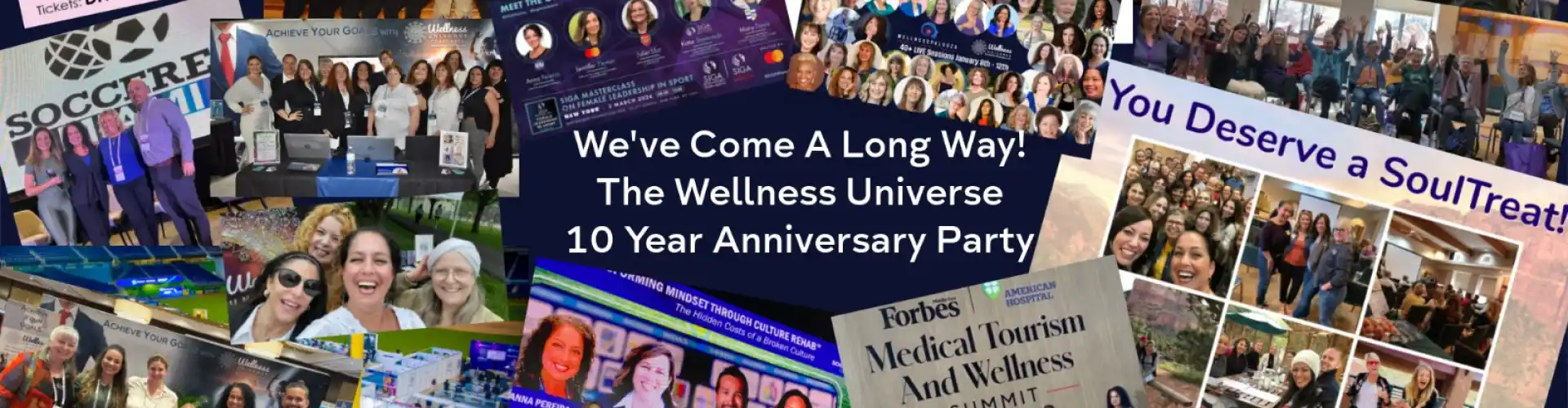 Fête du 10e anniversaire célébrant l'univers du bien-être - Online Class by The Wellness Universe